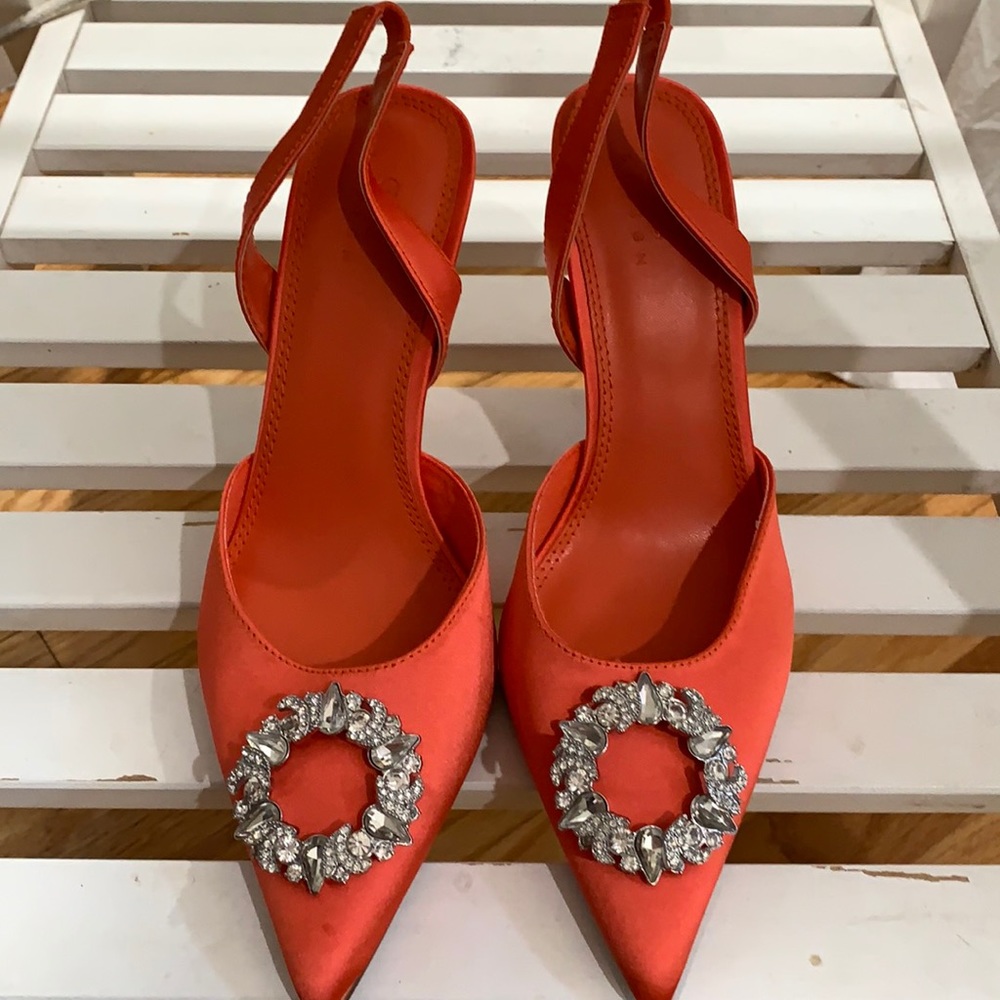 Brand new, never worn sling back ASOS heels